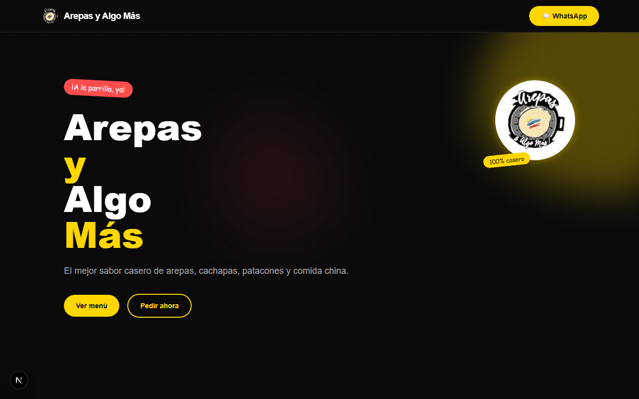 Sitio de Arepas y Algo Más